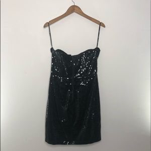 Forever 21 Sequin Strapless Dress